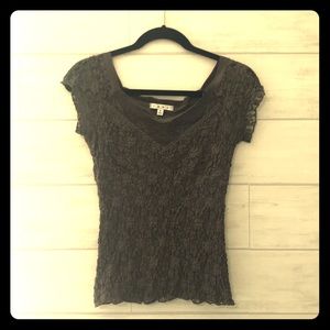 Gray CAbi blouse